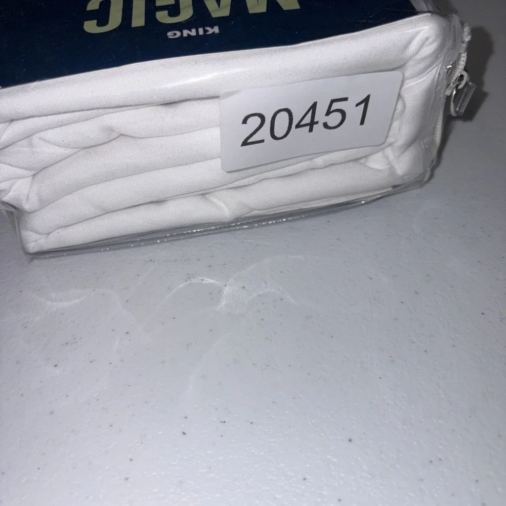 Magic Skirt King Bed Skirt White Tailored 15